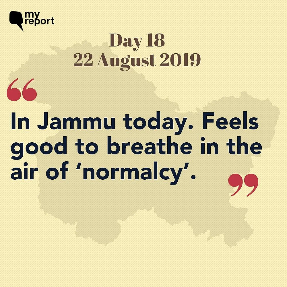 Dear Diary, It Has Been a Month Since Article 370 Was Abrogated