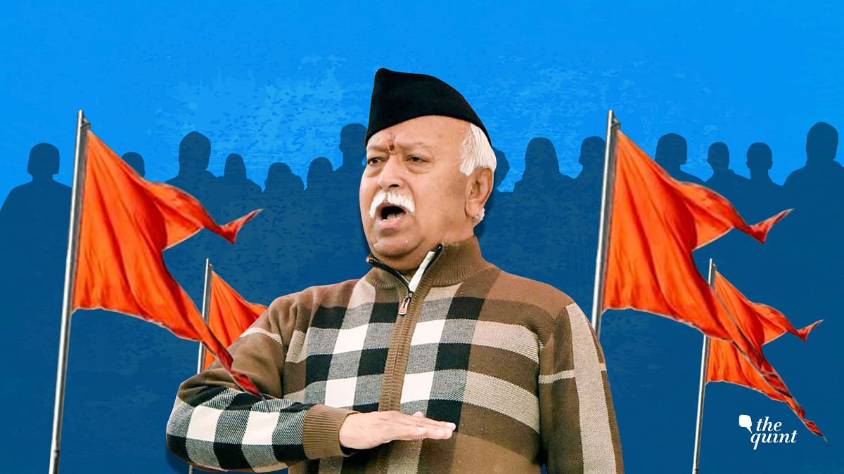 Image of RSS chief Mohan Bhagwat used for representational purposes.