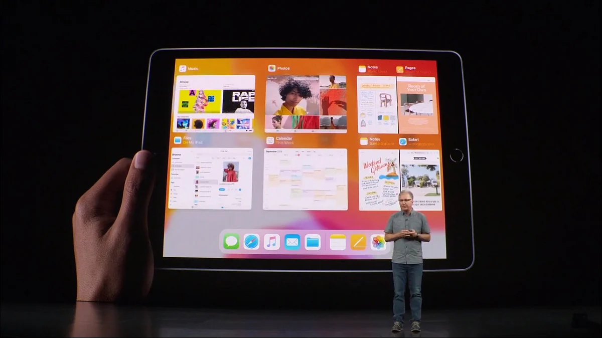 The new 10.2 inch iPad from Apple.