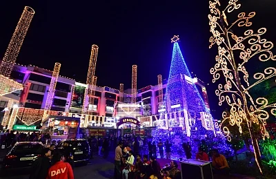 Shopping mall. (Photo: Ravi Shankar Vyas/IANS)