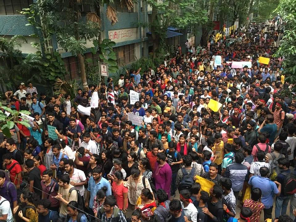 ABVP Ends Demonstration After Failing to Enter Jadavpur University