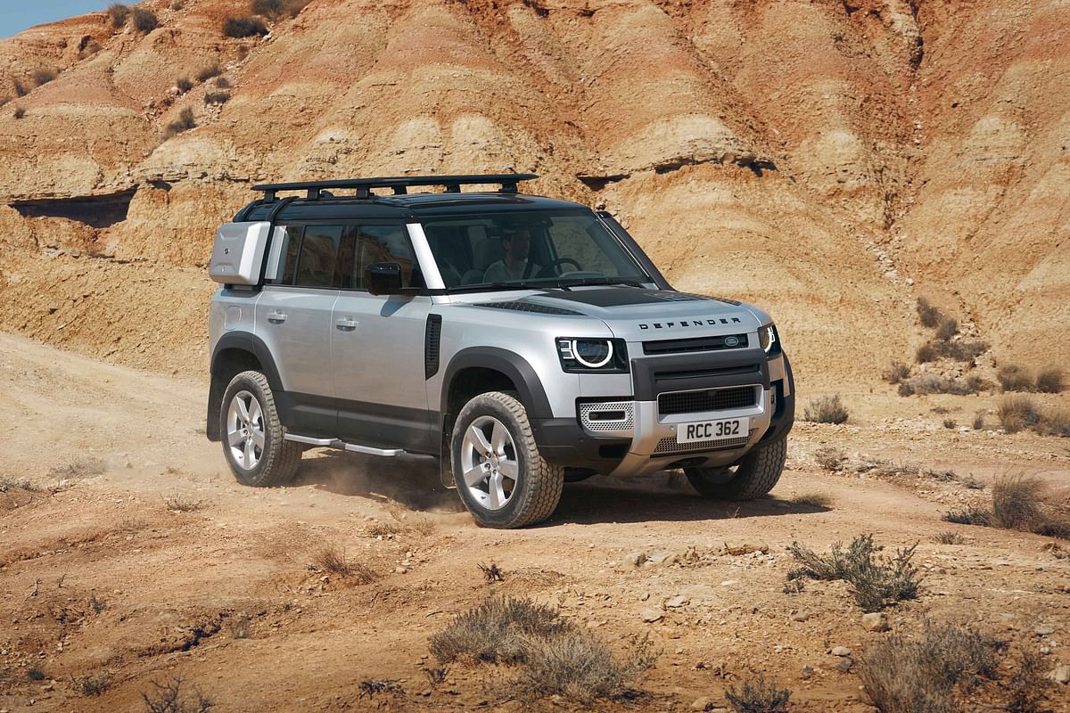 The Defender will come in 3-door and 5-door form with prices ranging between Rs 70 lakh and Rs 87 lakh ex-showroom.