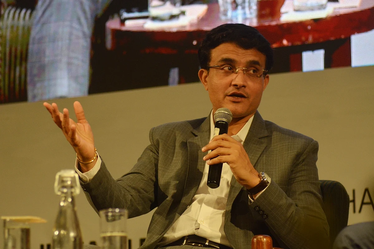 Former India captain Sourav Ganguly.