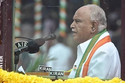 Karnataka Chief Minister B. S. Yediyurappa. 