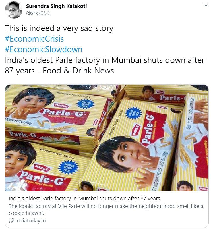Parle factory in Mumbai’s Vile Parle shut down in July 2016due a gradual decline in the production capacity.