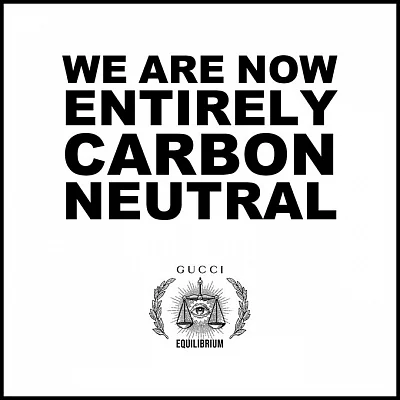 Italian luxury brand Gucci has announced that the company is going carbon neutral. The company’s strategy is to reduce and offset what they call ‘unavoidable emissions’. The notable thing about Gucci’s plan is that it will incorporate their entire supply chain - including parts of the production process that use external businesses. (Photo Courtesy: GUCCI)