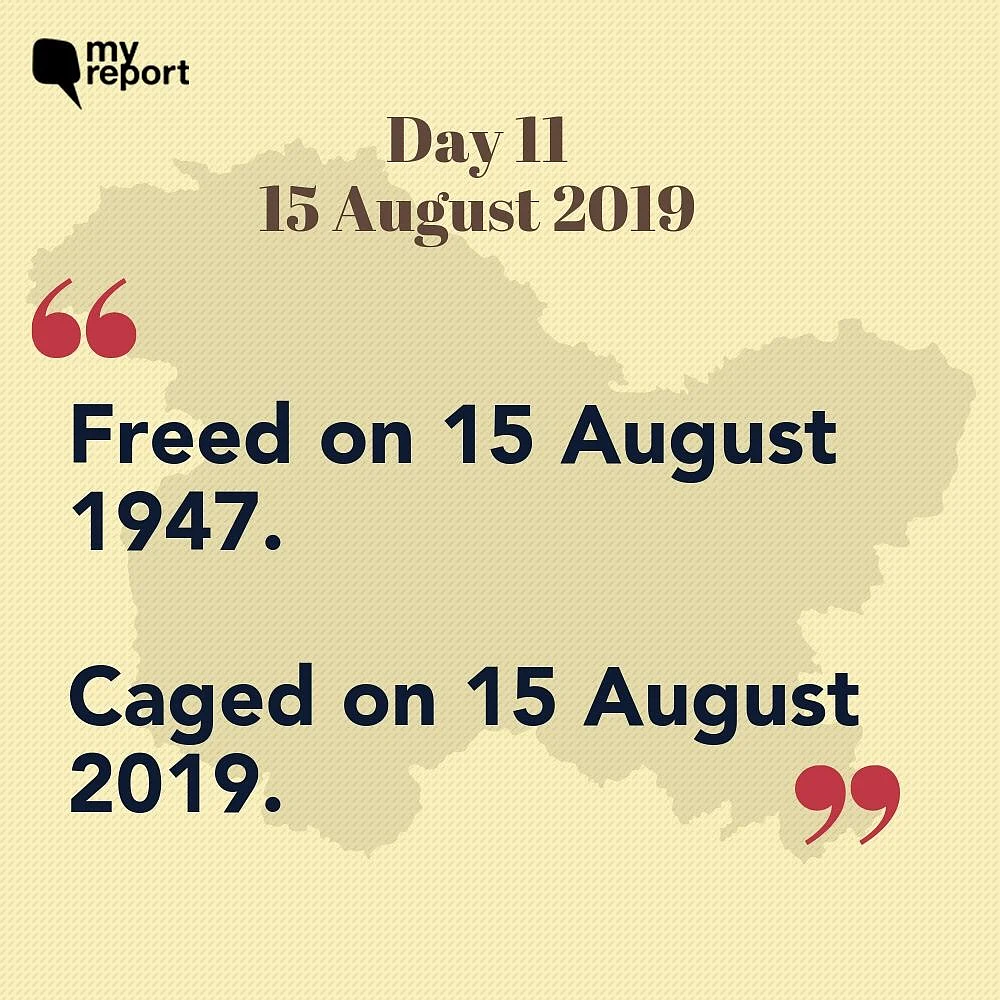Dear Diary, It Has Been a Month Since Article 370 Was Abrogated