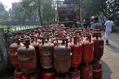 LPG cylinder. (File Photo: IANS)