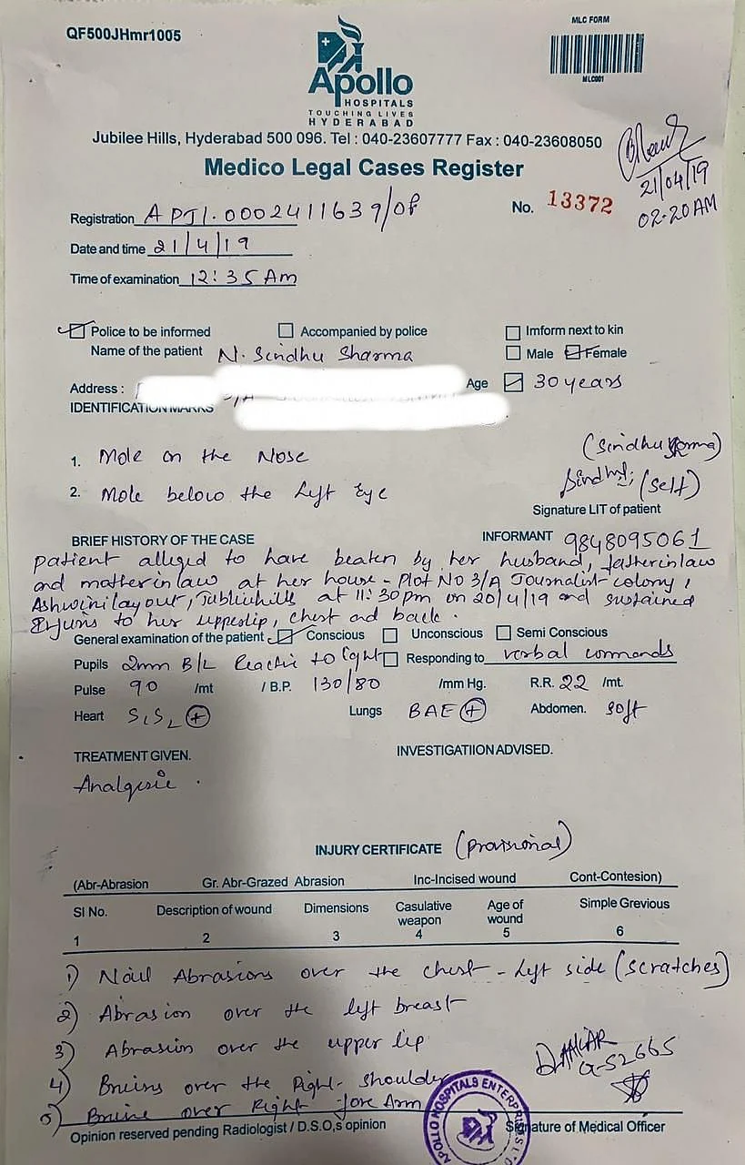 ‘They Beat Me Really Hard’: Daughter-In-Law of Retired HC Judge