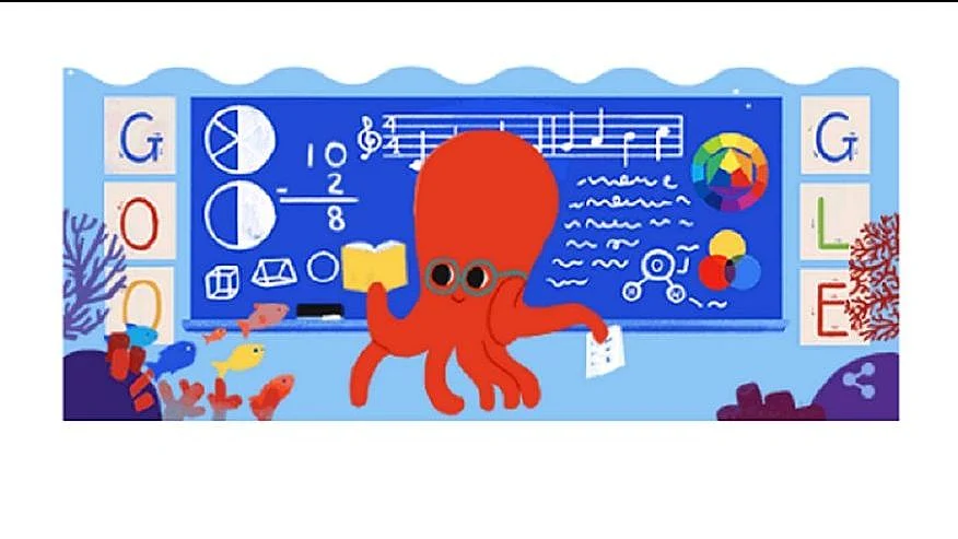 Google Doodle for Teachers’ Day 2019.