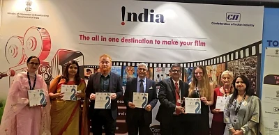 Toronto: High Commissioner of India to Canada, Vikas Swarup at the inauguration of the India Pavilion at the 44th Toronto International Film Festival (TIFF) in Toronto, on Sep 5, 2019. The pavilion will showcase Indian cinema in the overseas market and facilitate new business opportunities. (Photo: Twitter/@HCI_Ottawa)
