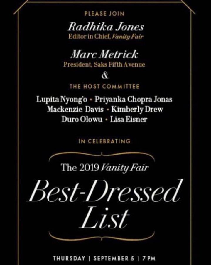 Priyanka & Nick also featured in People Magazine’s Best Dressed List