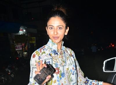 Mumbai: Actress Rakul Preet Singh seen at Juhu in Mumbai, on Aug 28, 2019. (Photo: IANS)