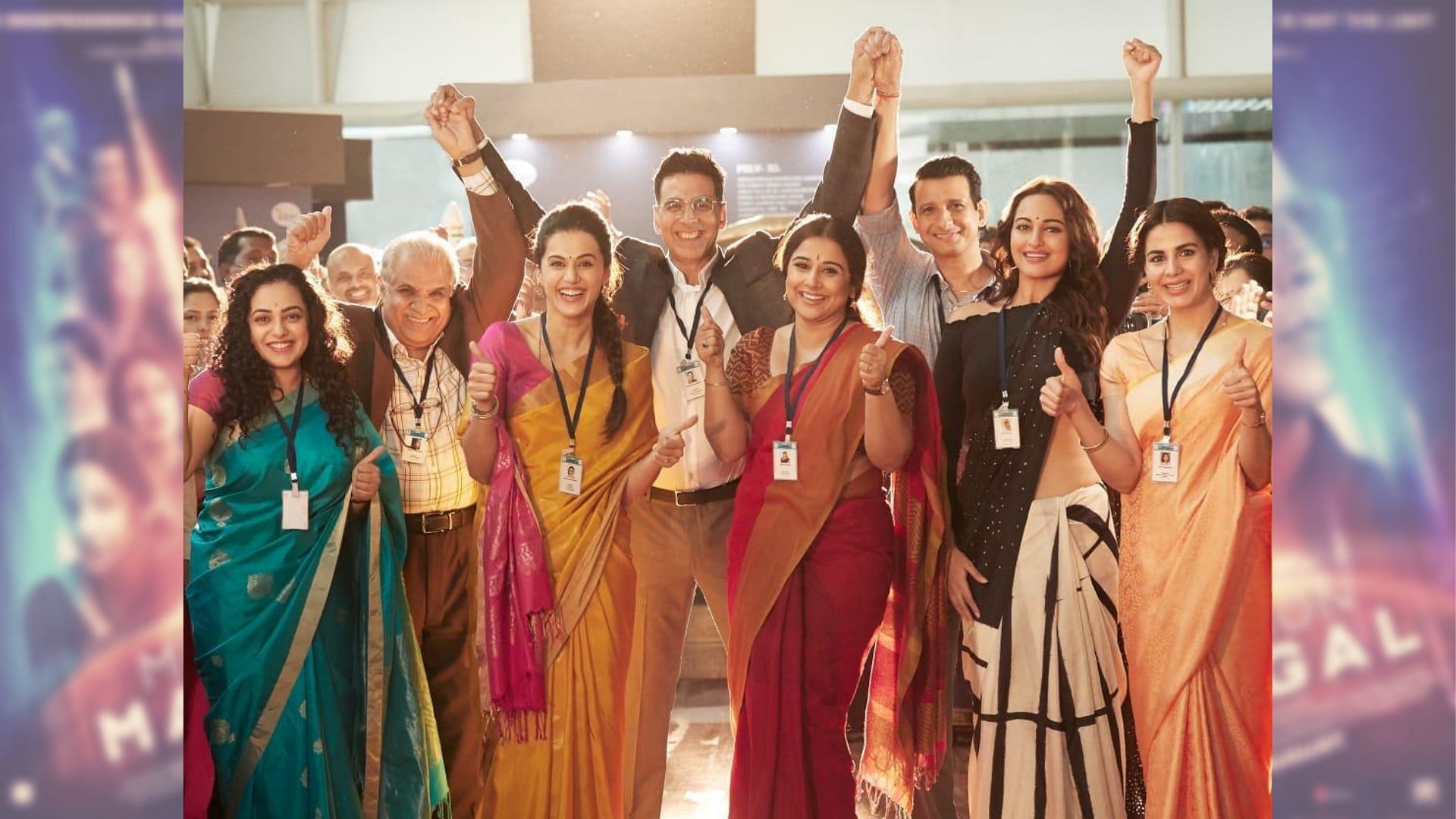 'Mission Mangal' stars Akshay Kumar, Taapsee Pannu, Vidya Balan, Sonakshi Sinha, Kirti Kulhari, Nithya Menen and Sharman Joshi.