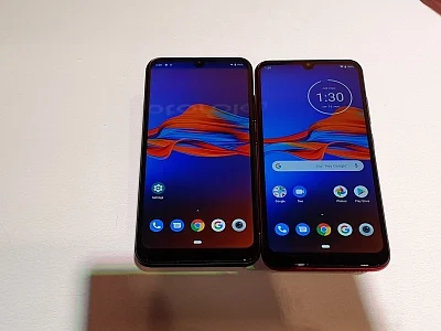 New Delhi: The newly launched Motorola Moto E6s smartphones on display, in New Delhi on Sep 16, 2019. (Photo: IANS)