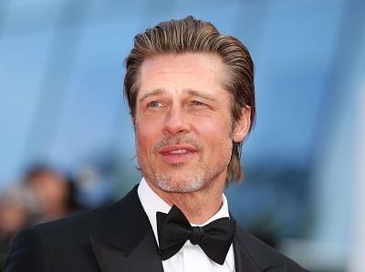 CANNES, May 22, 2019 (Xinhua) -- Actor Brad Pitt attends the premiere of Quentin Tarantino-directed film "Once Upon a Time in Hollywood" during the 72nd Cannes Film Festival in Cannes, France, May 21, 2019. "Once Upon a Time in Hollywood" will compete for the Palme d