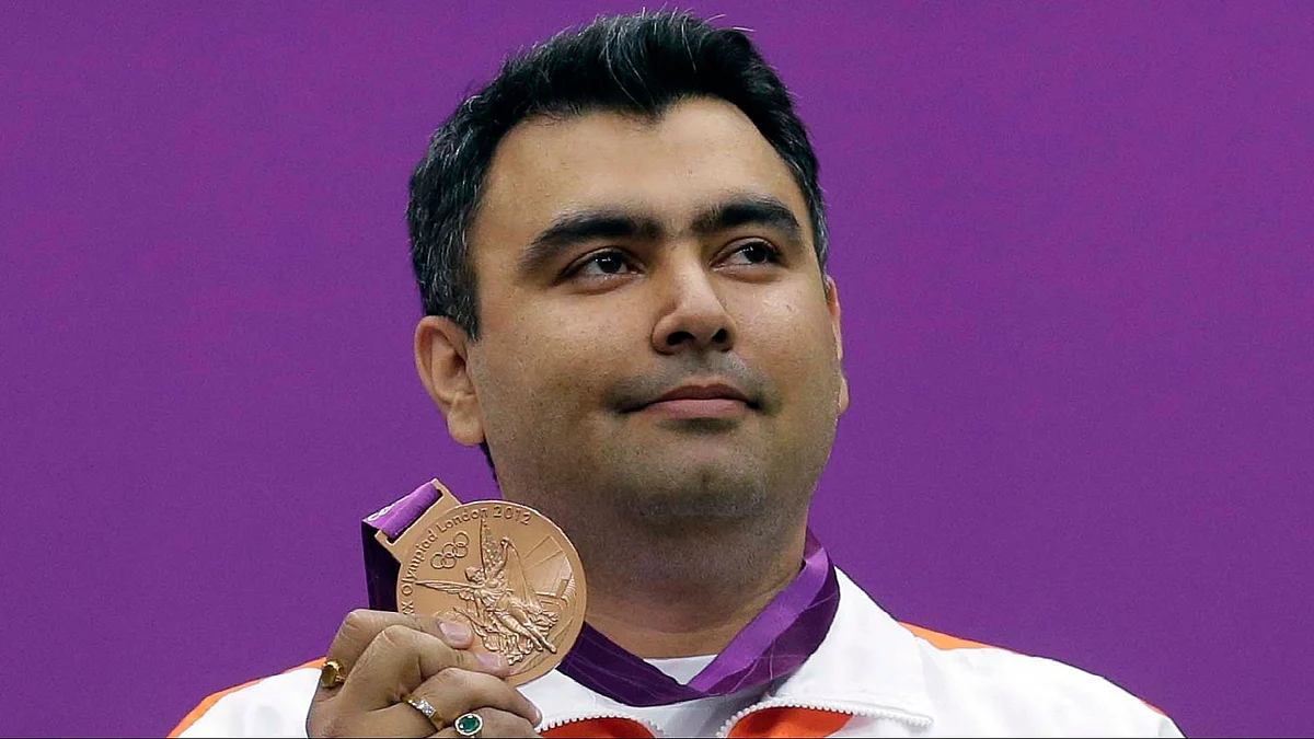 Gagan Narang won the bronze at the 2012 London Olympics.