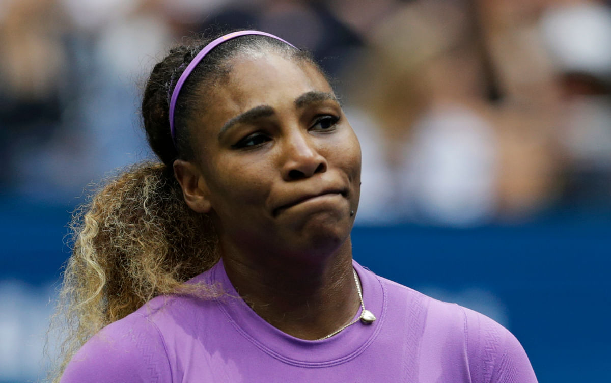 Serena has lost the finals at four of the first seven Grand Slam tournaments she played in after having a baby.