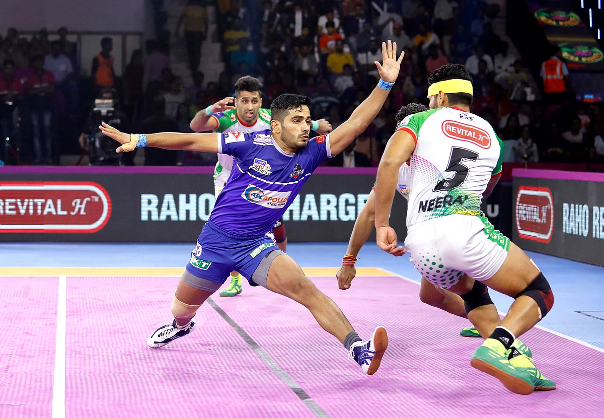 A still from the match.