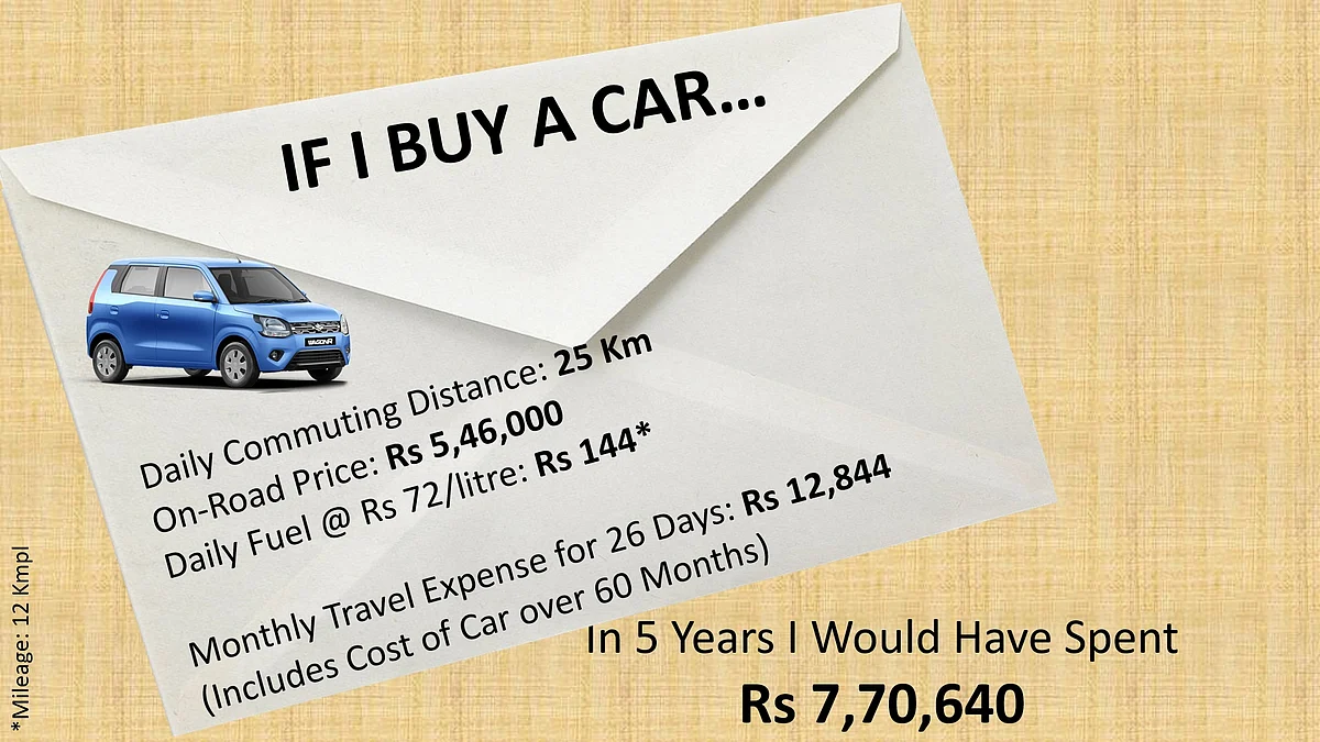 The ownership cost is roughly about Rs 7.70 lakh over a five-year period, if fuel prices remain constant.