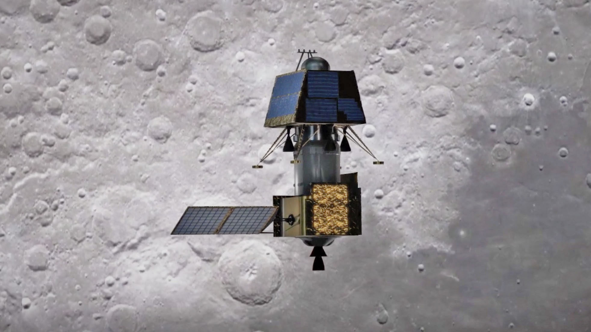 The Chandrayaan 2 orbiter will be surveying the lunar surface for 12 months.