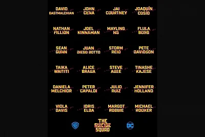 Filmmaker James Gunn has revealed the full cast of his upcoming film "The Suicide Squad", with a warning. Gunn took to Twitter to reveal the names of the 24 stars.
