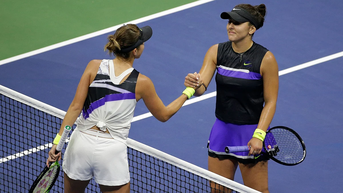 The 15th-seeded Andreescu trailed Bencic 4-1 and 5-2 in the second set before taking the last five games.