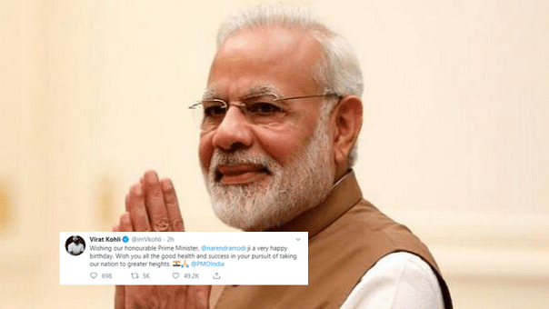 Sports Personalities wishes PM Modi on his 69th Birthday. 