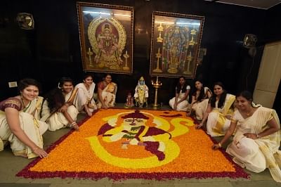 Chennai: People celebrate Onam in Chennai, on Aug 28, 2015. (Photo: IANS)