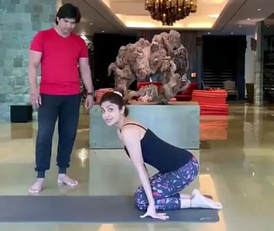 Shilpa Shetty nails Vrischikasana pose, sets fitness goals