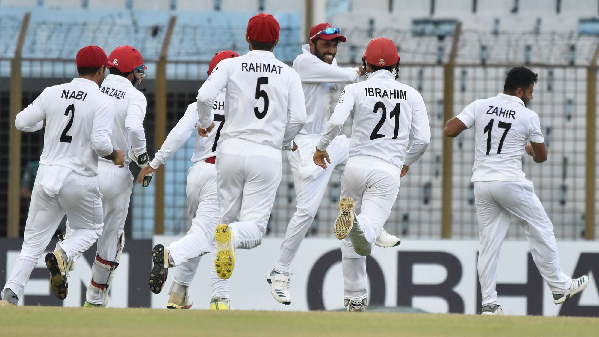 Afghanistan beat Bangladesh in their first away Test. 