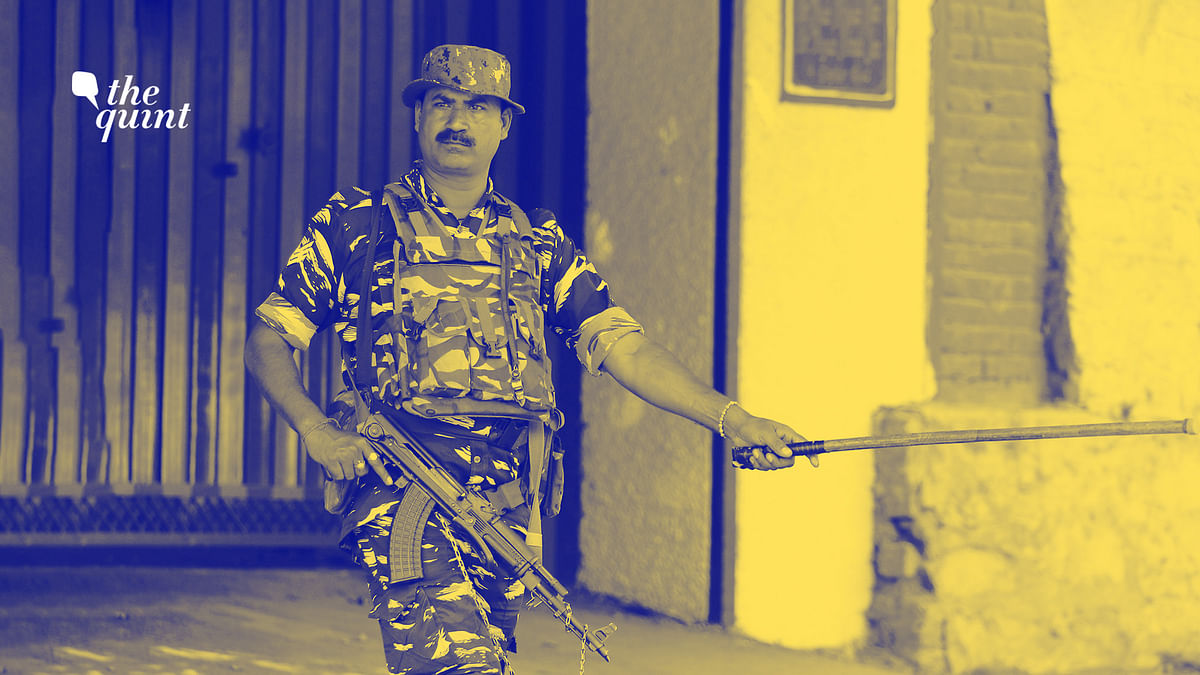 Image of an Indian paramilitary soldier in Kashmir used for representational purposes.