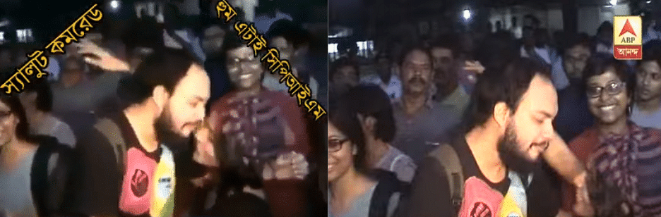 The video is actually from 2014 when the ‘Kiss of Love’ movement was carried out at Jadavpur University.