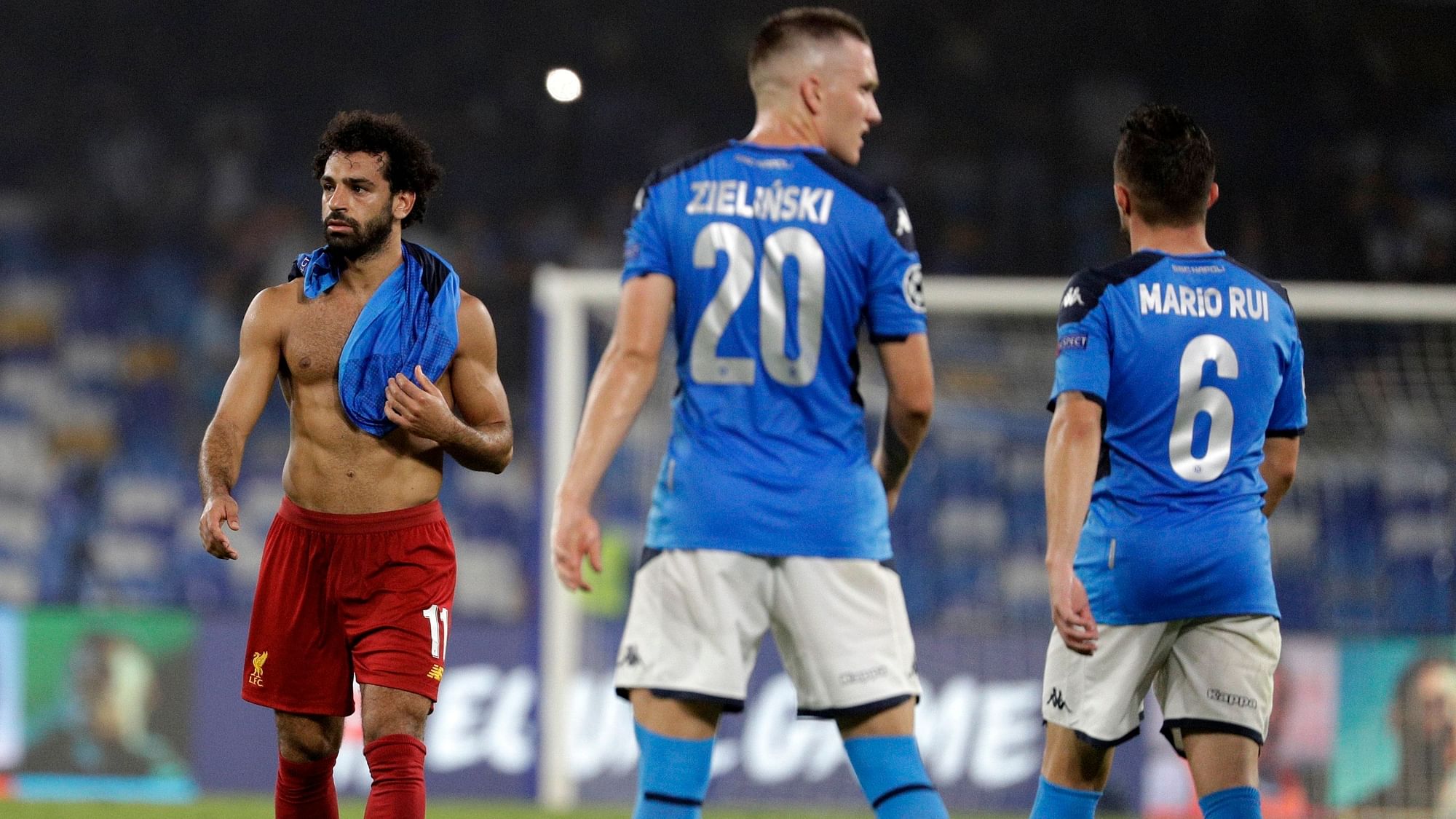 Dries Mertens converted the penalty eight minutes from the end of an entertaining match after a contentious foul by Andy Robertson on Jose Callejon.