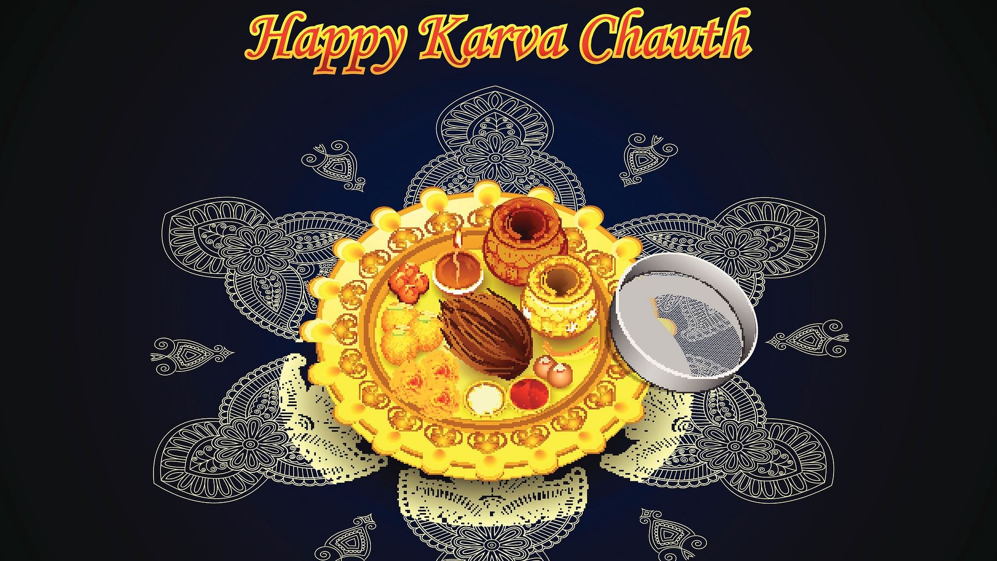 Happy Karwa Chauth 2020 wishes for husbands and wives.