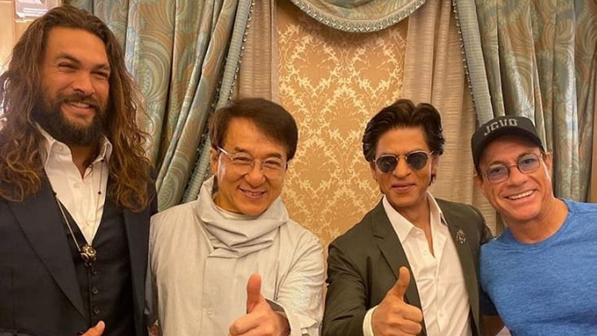 Jason Momoa, Jackie Chan, Shah Rukh Khan and Jean-Claude Van Damme.