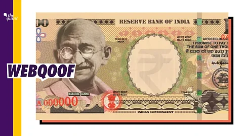 Fact Check Of Rbi Issues Rs 1000 Notes Has Rbi Issued New Rs 1 000 Notes No Image Was Created By An Artist