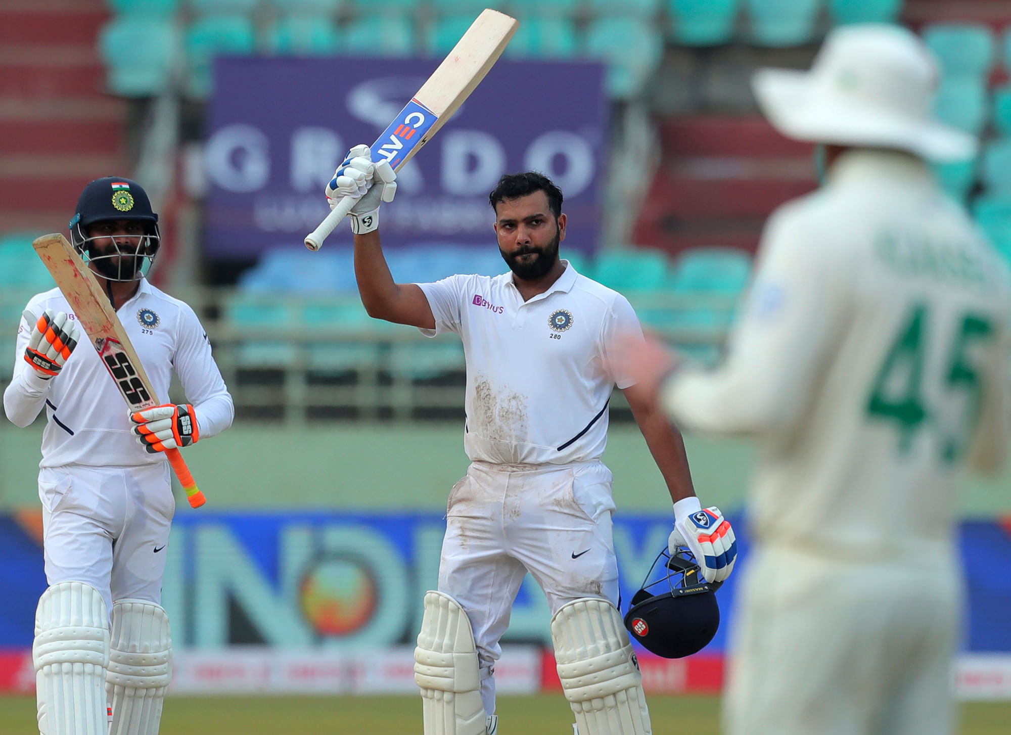 Rohit Smashes Historic Ton As First Test Heads For Exciting Finish