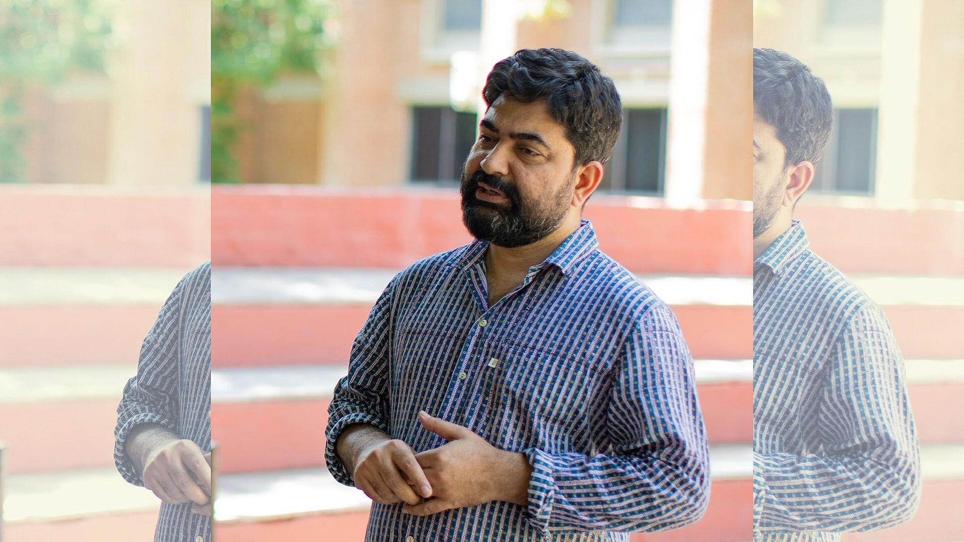 File image of artist and filmmaker Pravin Mishra.