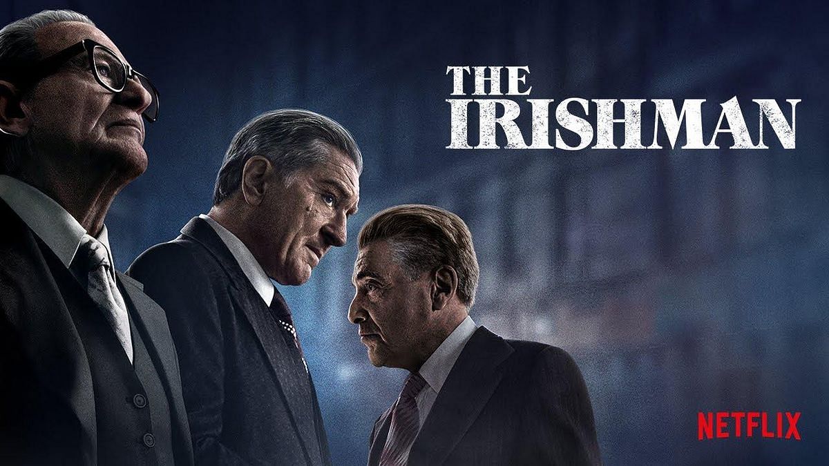 Joe Pesci, Robert De Niro and Al Pacino in a poster for <i>The Irishman</i>.