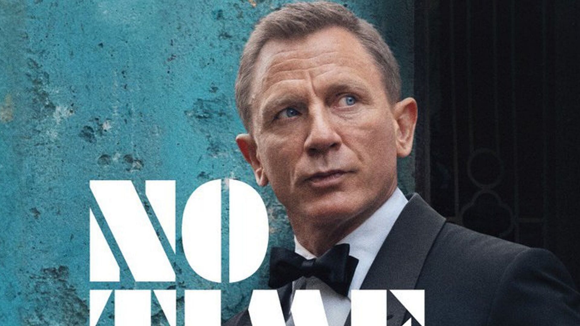 Daniel Craig as James Bond in the poster for <i>No Time to Die.</i>