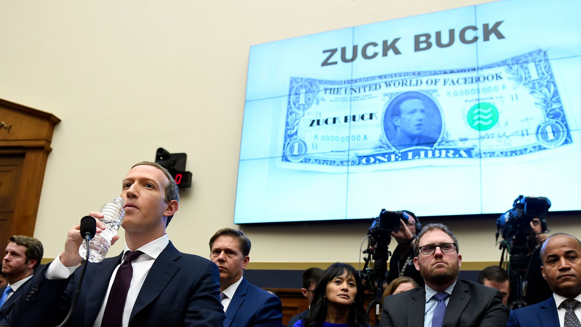 Facebook CEO Mark Zuckerberg testifies before the House Financial Services Committee