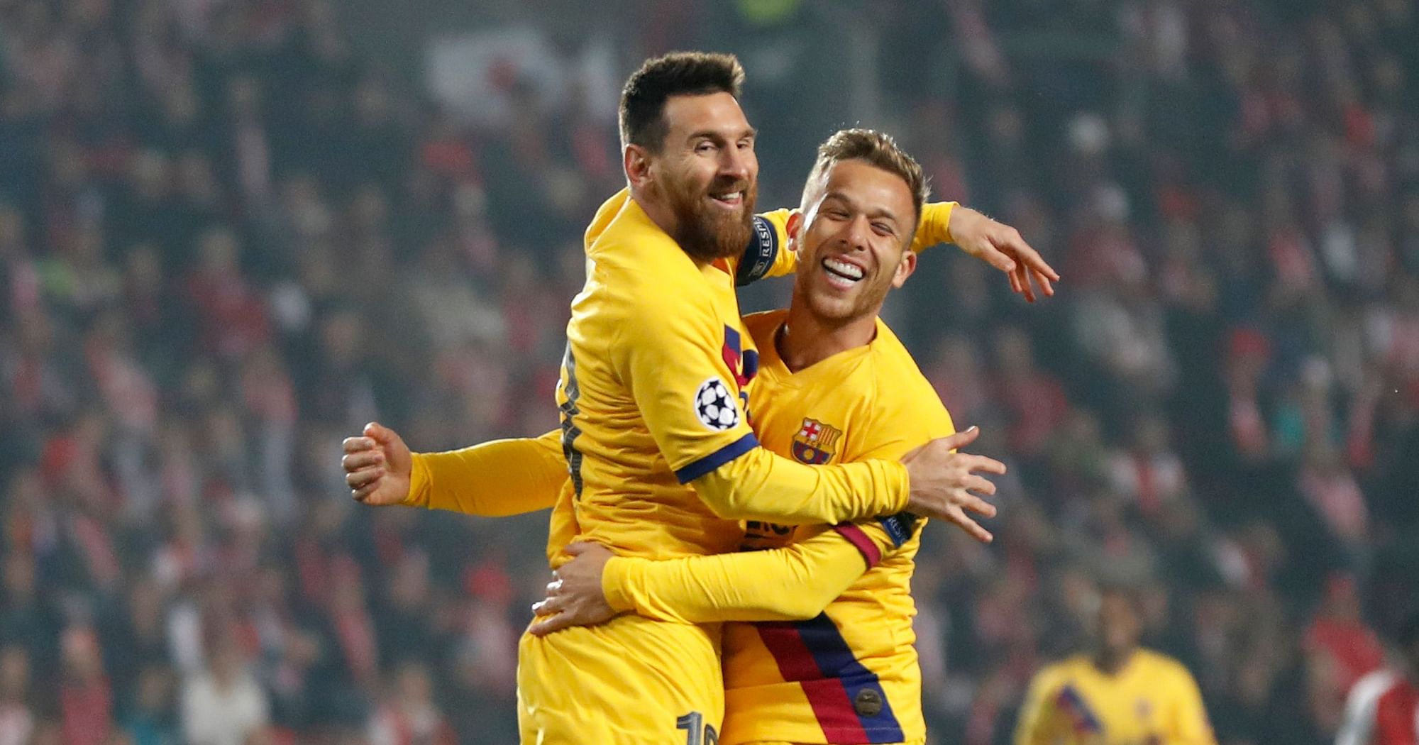 Champions League: Lionel Messi makes history as Barcelona beat Slavia Prague