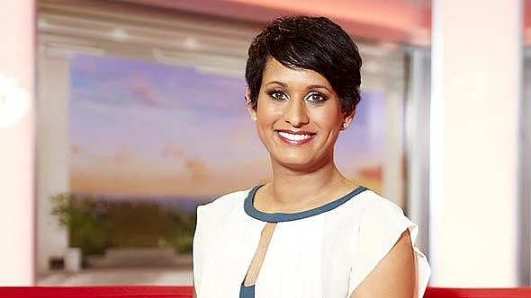 BBC’s flagship news show presenter, Naga Munchetty.
