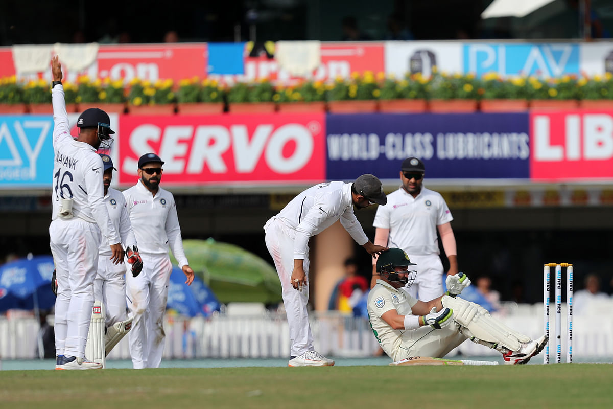 Latest score updates from the third day of the third Test between India and South Africa.