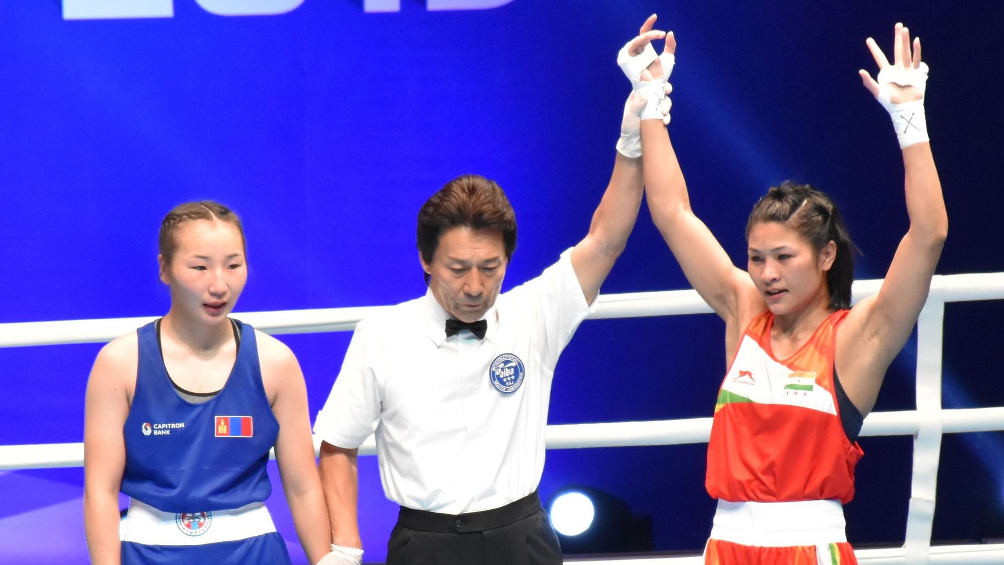 Jamuna Boro (54kg) gave a flying start to India’s campaign in the World Women’s Boxing Championships.