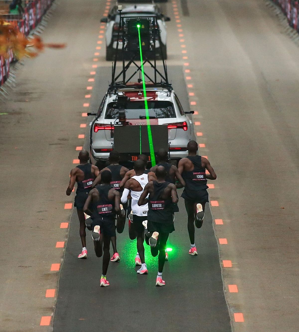 Eliud Kipchoge became the first athlete to run a marathon in less than two hours.