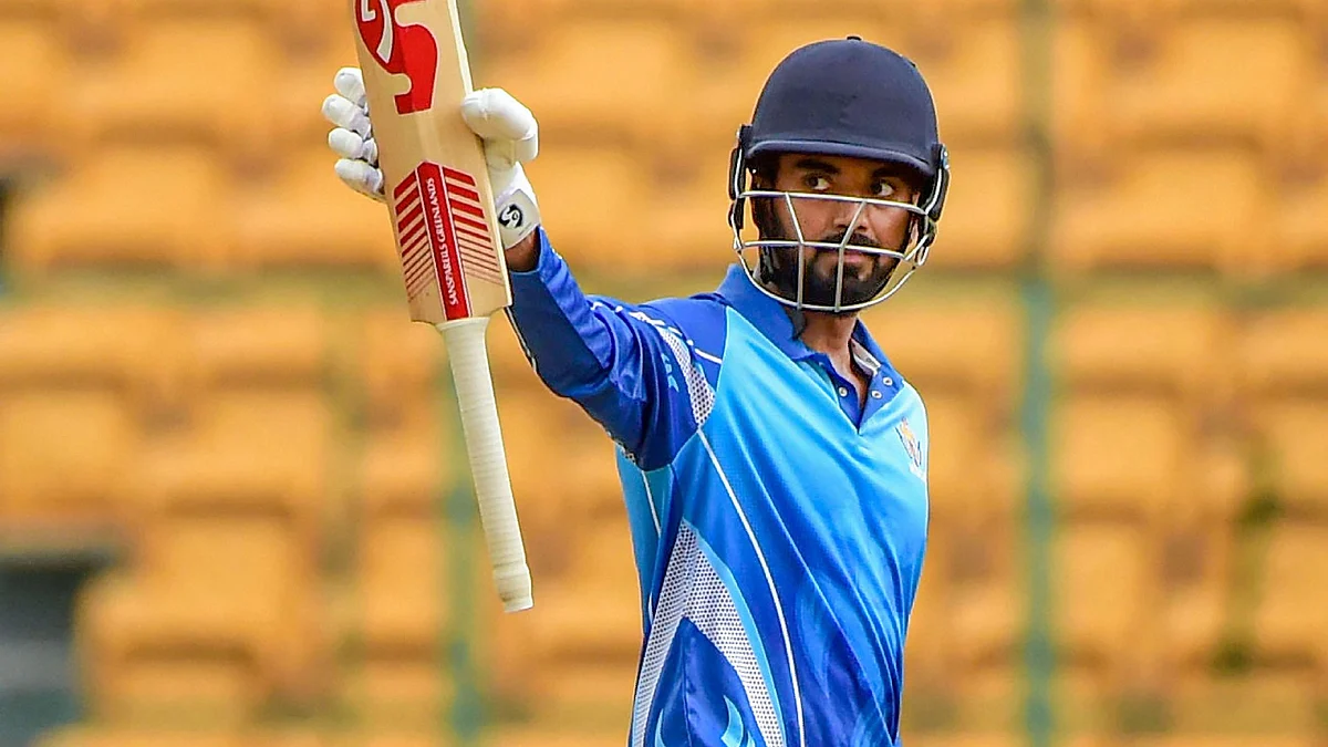 Rahul scored an unbeaten 52 off 72 balls in Karnataka’s total of 146 for one in 23 overs.