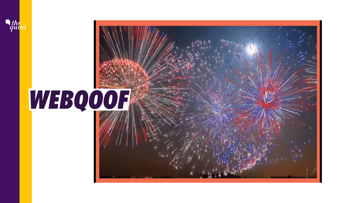 Digital Creation Passed off as Diwali Fireworks in Mumbai