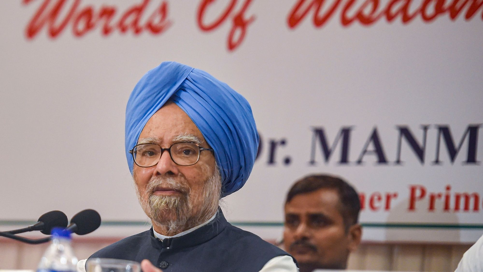 Former prime minister and Congress leader Manmohan Singh.&nbsp;